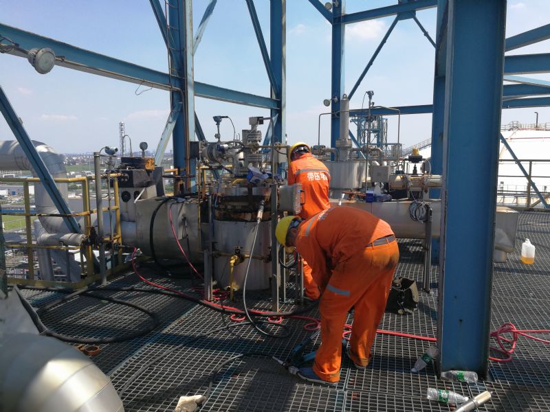 兰州某供暖公司施工现场图